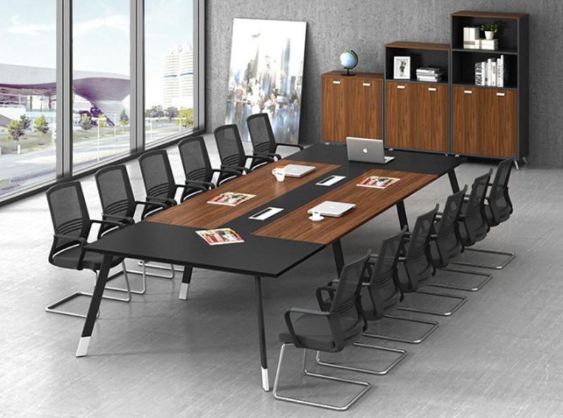 Luxury Office Furniture Modern Executive Table 12 Seats Conference Table