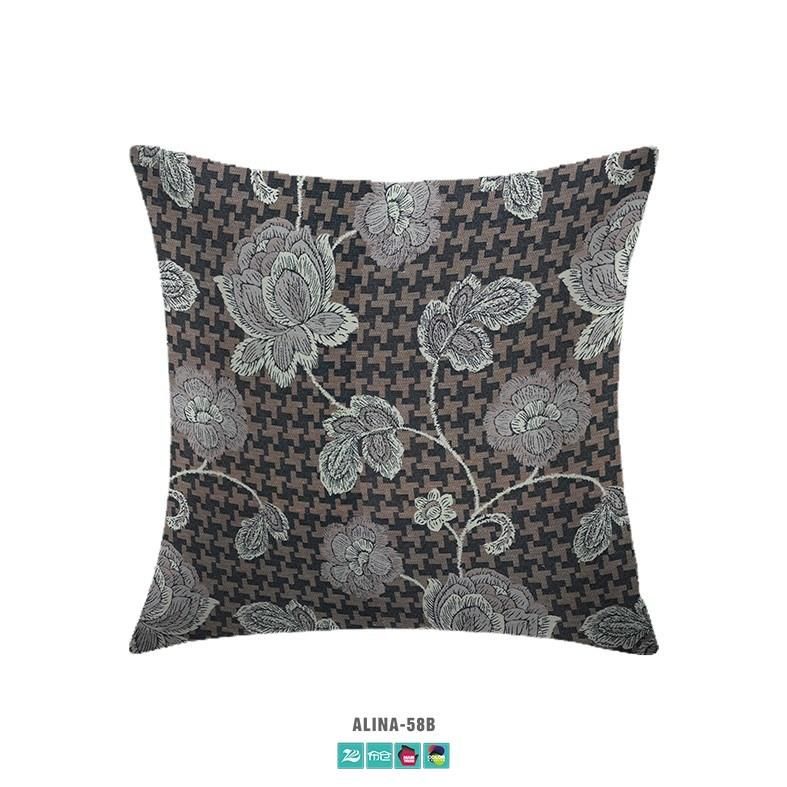Home Bedding Cotton Linen Jacquard Upholstery Sofa Pillow