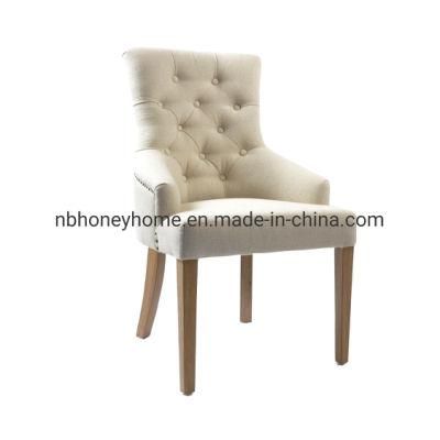 Classic Dining Room Furniture with Button Back Wing Back Chair