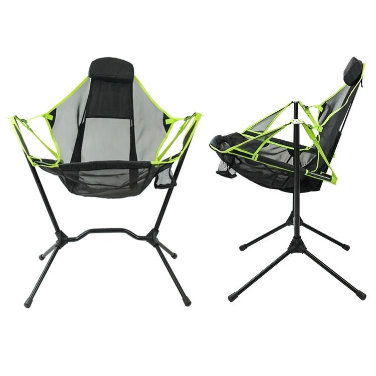 New Easy Transport Garden Party Folding Rocking Chair