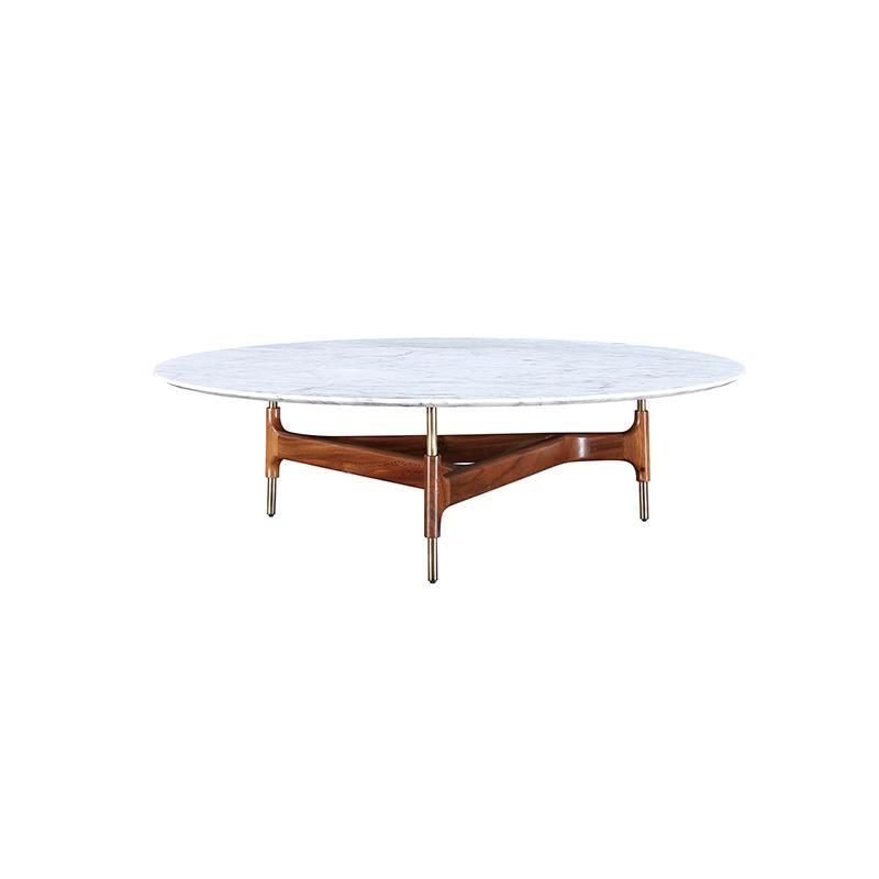 New Luxury Design Factory Hot Sale Marble Coffee Table High-End Quality Unique Home Furniture Living Room Center Table