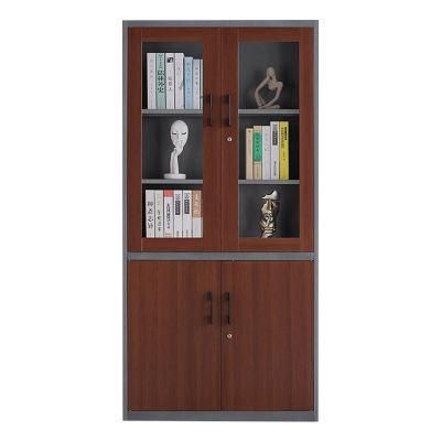 Filing Cabinet Storage Cabinet Offiice Lockerd Glass Door Cabinet