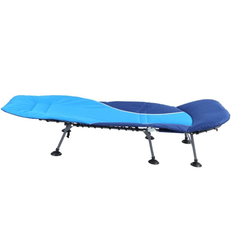 Cotton Folding Lounge Beach Chair Portable Camping Folding Bed for Leisure
