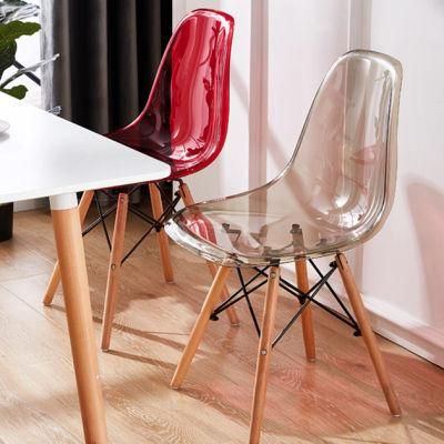Restaurant Fabric Dining Chair Simple Design Dining Chair Fabric with Wood Frame