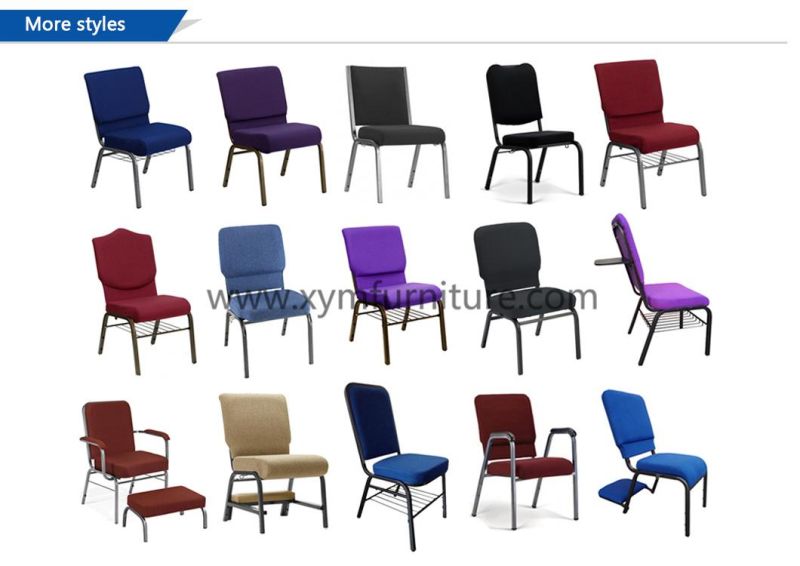 High Quality Soft Cushion Fabric Church Chair