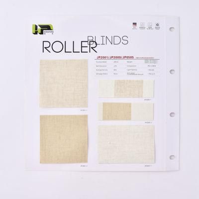 Silver Backing Blockout Linen Fabric for Roller Blind