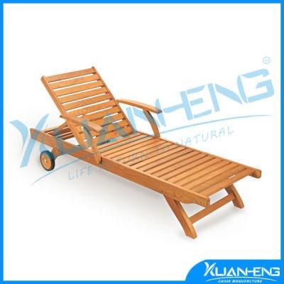 All-Weather Hardwood Arm Chair for Home Patio Beach Condo