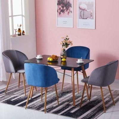 2021 New Restaurant Modern Restaurant Fabric Dining Dining Velvet Chairs