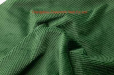 China Factory Direct Sale Organic Stripe 98% Cotton Corduroy Fabric for Upholstery Furniture Home Textile