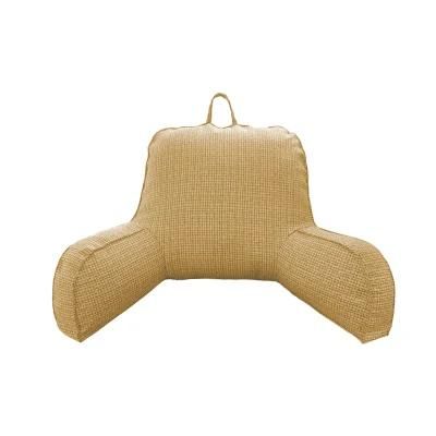 Twill Navy Bedrest Reading Arm Pillow Back Support Bed Rest Pillow