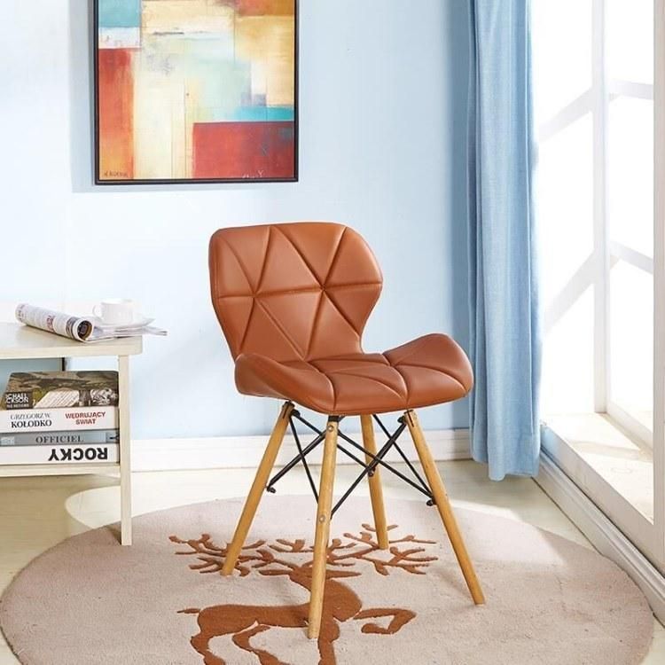 Suppliers Furniture Nordic Style Butterfly Leather Modern Salon Cafe Dining Chairs