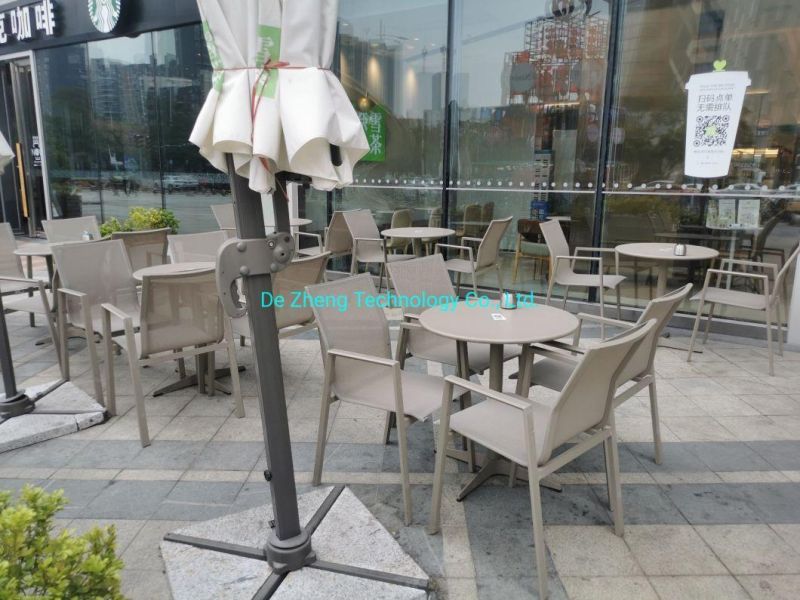 Garden Patio Hot Sale Bar Dining Restaurant Lawn Chair All Weather Round Table Garden New Design Modern Style Outdoor Benach Chairs