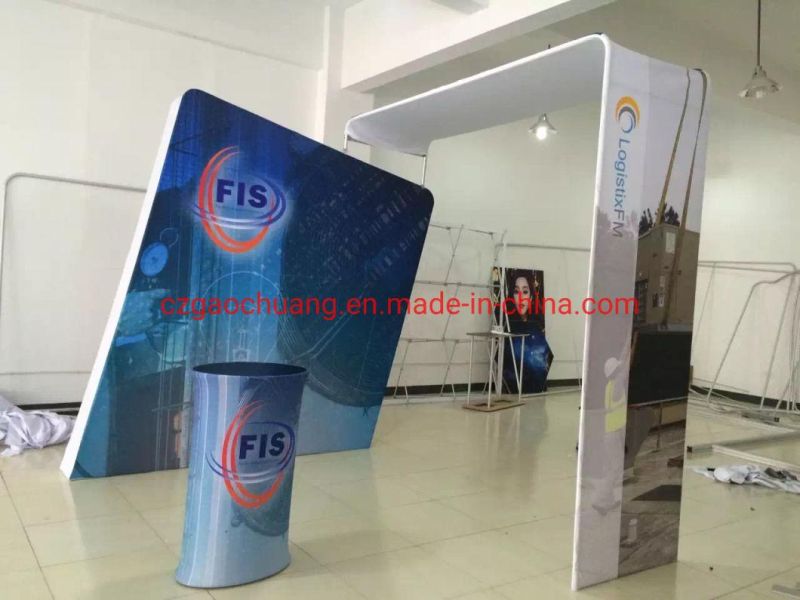 10′x20′ Pop Ez Wave Fabric Exhibition Display Booth Stand