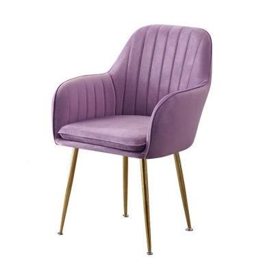 Light Grey Velvet Multi-Purpose Sofa Chair with Soft Backrest