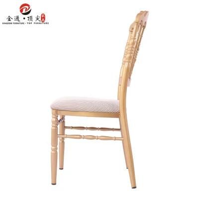 Wholesale Wedding Event Furniture Gold Stacking Chair for Event