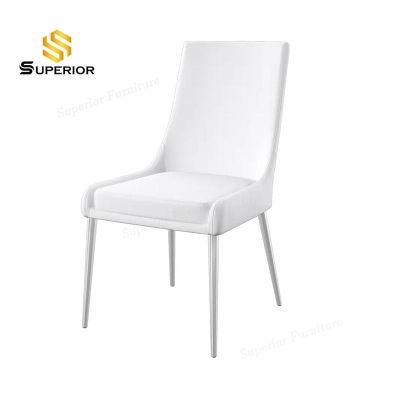 Nordic Style Stainlesss Steel Lgs Velvet Fabric Dining Chair Wholesale