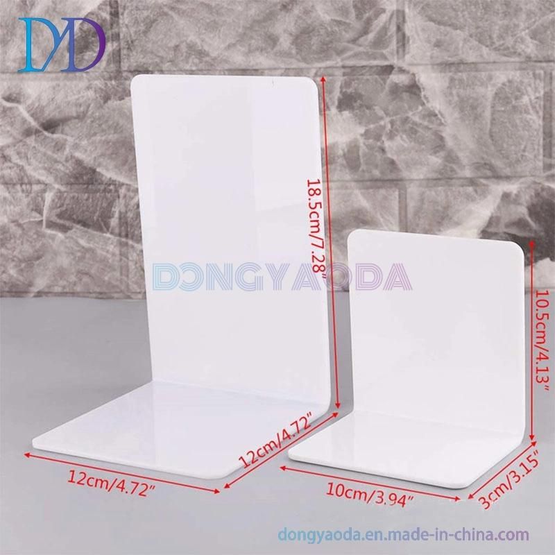 Acrylic Crystal Texture Block Board / Desktop Anti-Slip Bookshelf / Office Book Picture Book Partition