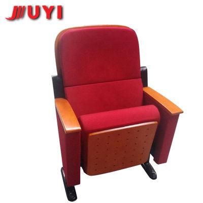 VIP Brand Indoor Upholstery Folding Auditorium Lecture Stackable Wooden Theater Chair Stackable Chairs for The Theater