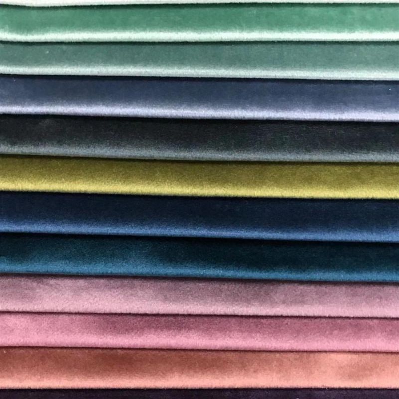 Polyester Upholstery Home Textile Curtain PU Coated Sofa Dyed Fabric
