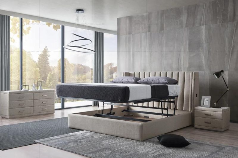 European Furniture Bedroom Furniture Set King Beds Double Bed Gc1807
