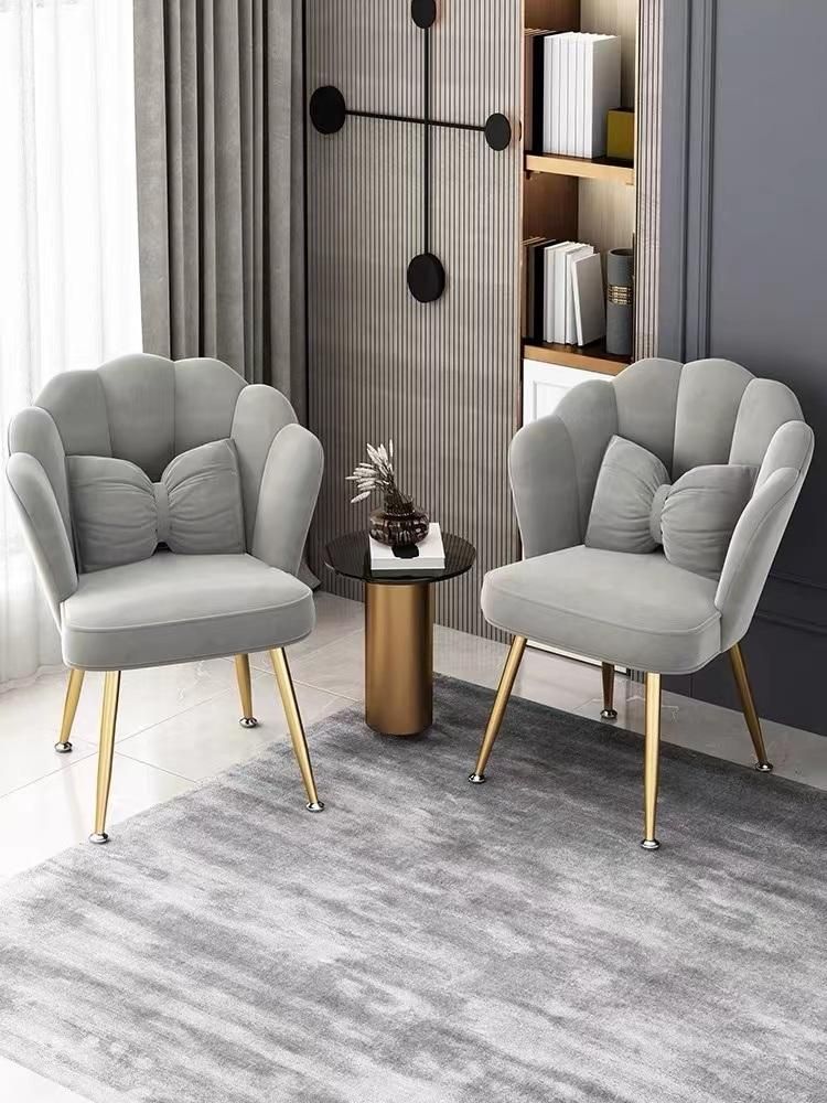 Modern Velvet Upholstered Armchair Accent Chair for Living Room Home Office Furniutre Dining Visiting Chair