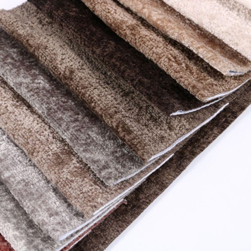 Wholesale 100% Polyester High Quality Colorful Customized Chenille Sofa Fabric Upholstery Sofa Fabric 2022 Newest Fabric Used for Sofa