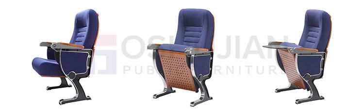 Oshujian Public Furniture Folding Fabric Aluminum Auditorium Hall Chair