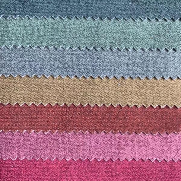 100% Polyester Velvet Sofa Fabric Textile