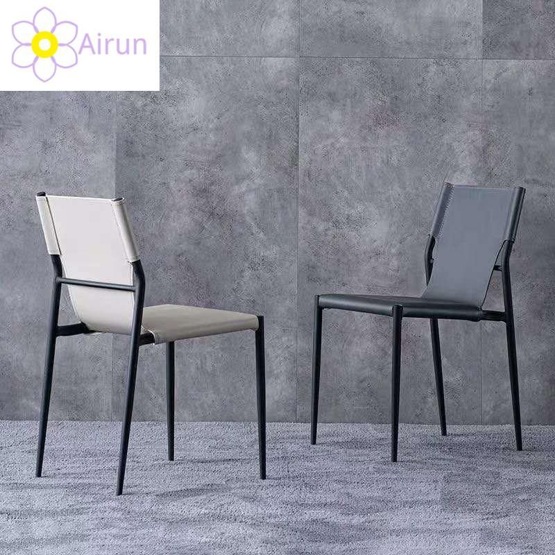 Modern Style PU Leather or Fabric Hotel Dining Chair with Metal Iron Frame