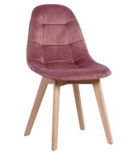 Velvet Fabric Cafe Designs Modern Restaurant Upholstered Dining Chair for Dining Room