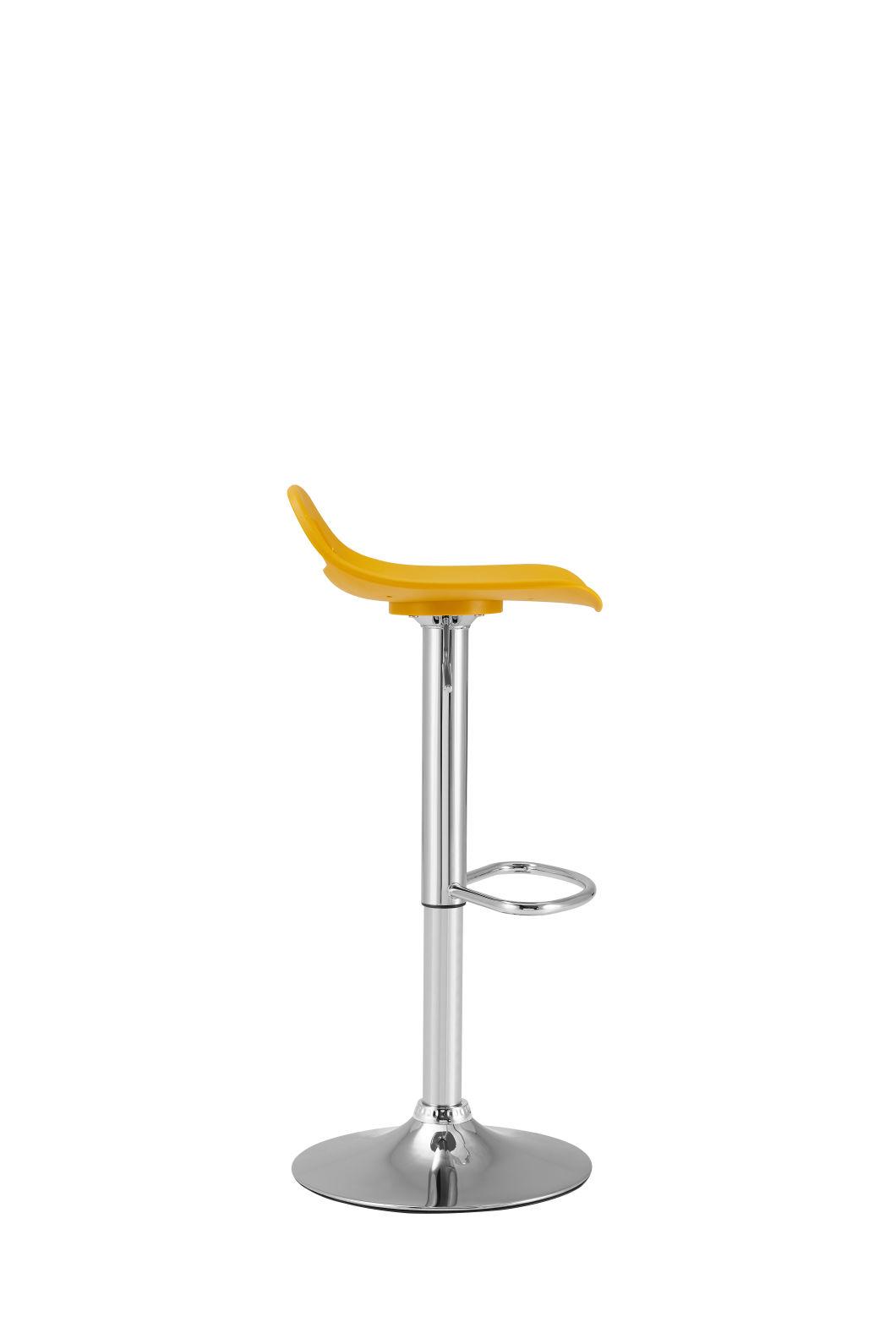 Bar Plastic Chair Plastic Bar Chair Modern Leisure Adjustable Bar Stool Plastic Spoon Bar Chair