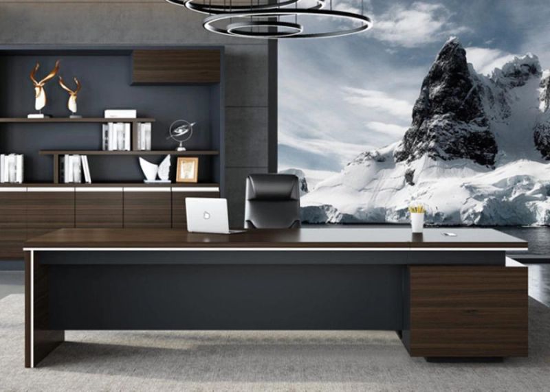 Luxury Standing Desk Executive Workstation Office Desk Furniture Computer Table