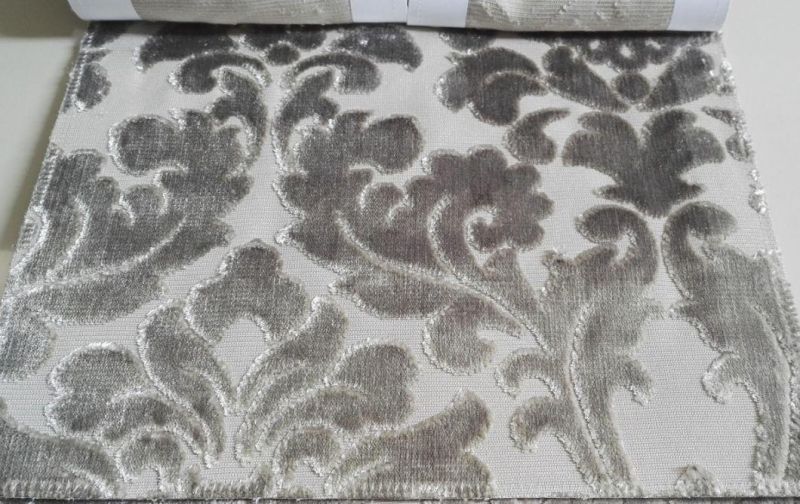 Hotel Textile New 100% Polyester Cut Velvet Upholstery Pillow Fabric