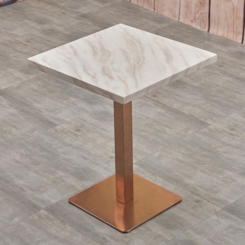 Contract Hotel Indoor Theme Furniture Banquet Restaurant Dining Marble Table
