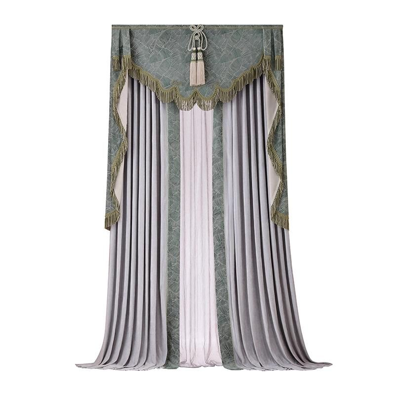 Latest Home Textile High Quality Luxury Velvet Blackout Curtain 100% Polyester Velvet Fabric Curtain Bedroom for Hotel Villa Apartment Living Room