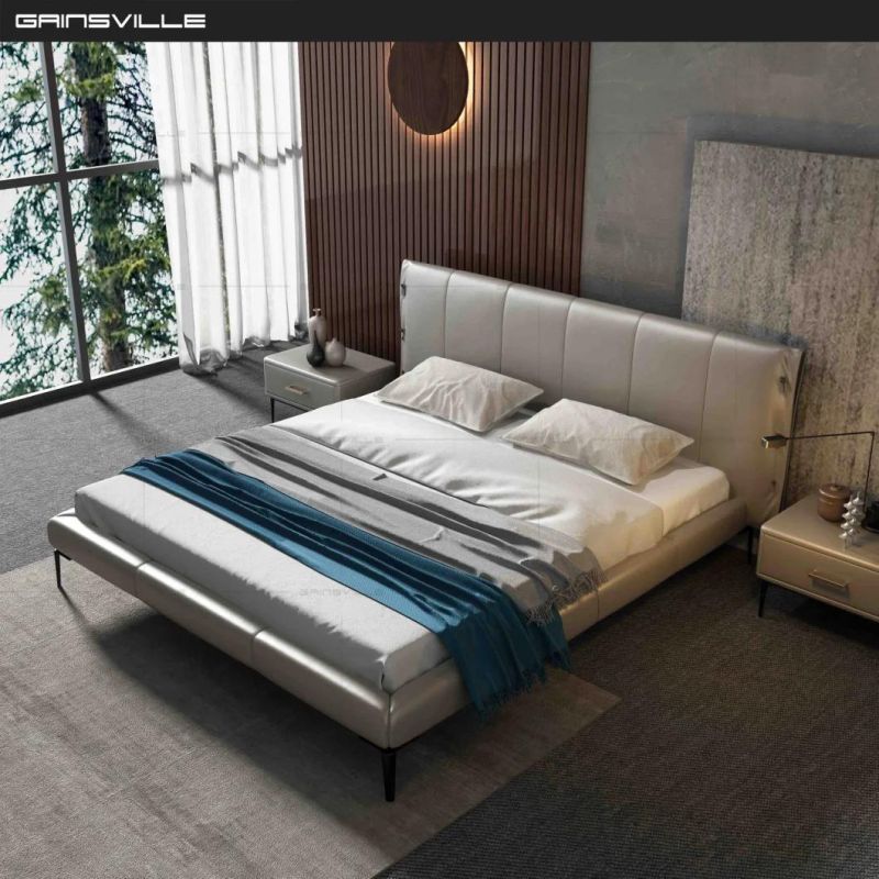 High Quality Leather King Bed Gc1727