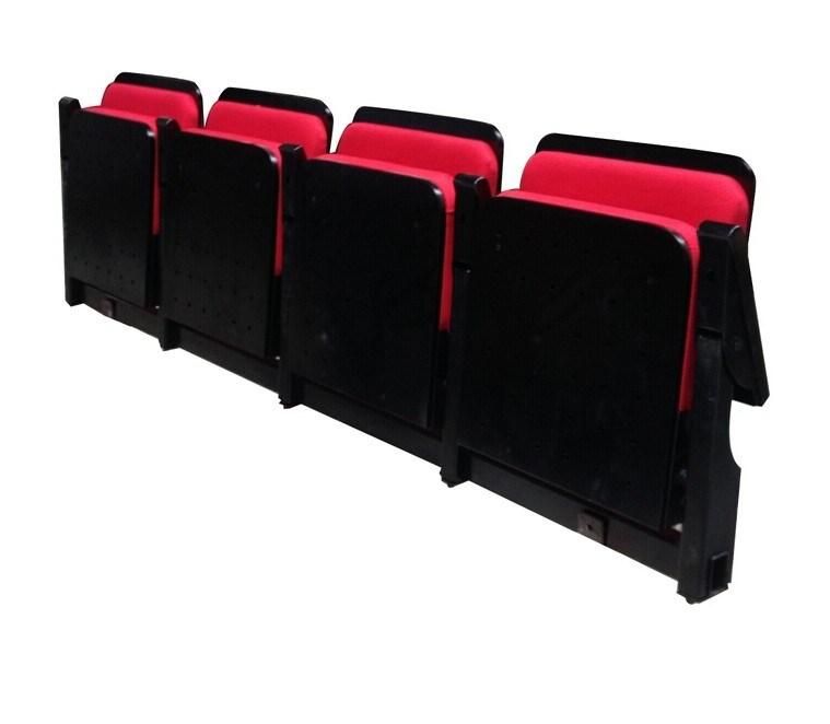 Soft Telescopic Seating Retractable Bleacher with Wooden Back Chair Jy-790