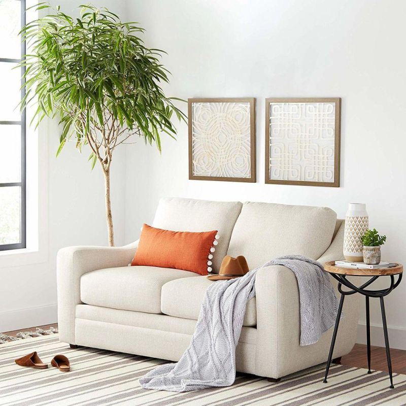 Fashion Europe Jacquard  Design Soft Cushion on Sofa 100% Cotton Linen Fabric Chair Cushion Pillow Case