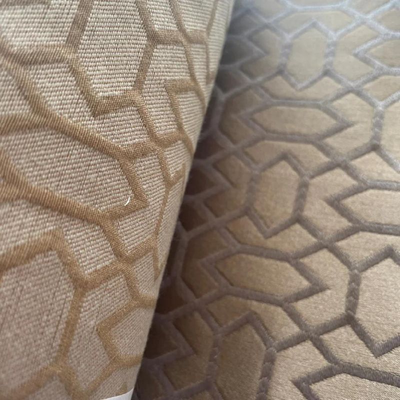 Polyester Jacquard Fabric Woven Fabric Sofa Cloth Furniture Material (JAC04.)