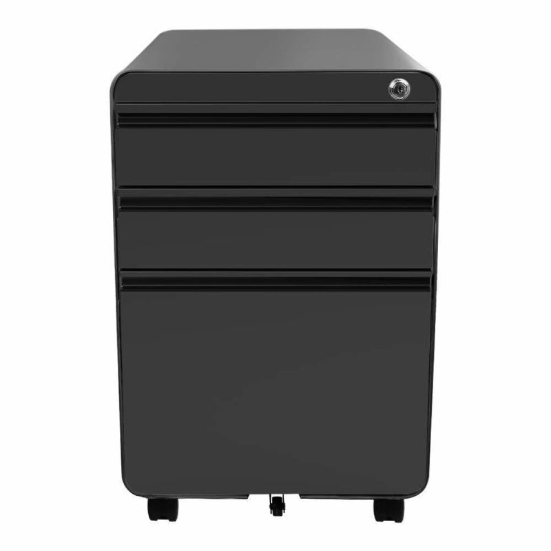 Hot Sale Office Furniture Mobile Pedestal Filing Cabinet 3 Drawer Storage Cabinet