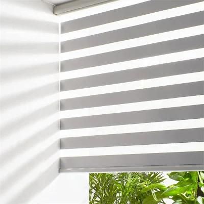 Fabric Shades Zebra Window Blinds Automatic Zebra Shades