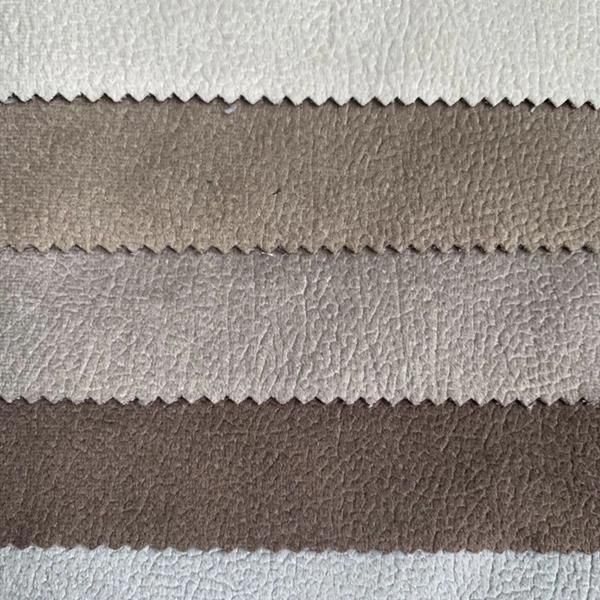 100%Polyester Sofa Fabric Litchi Design