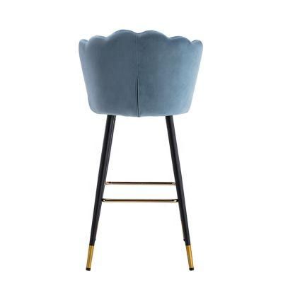 Upholstered Bar Chair Milano High Dining Chair Tall Bar Cafe Chair Simple Design Bar Stool