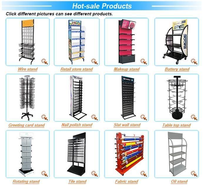 Exhibition Stand Professional Design Metal Display Fabric Roll Rack