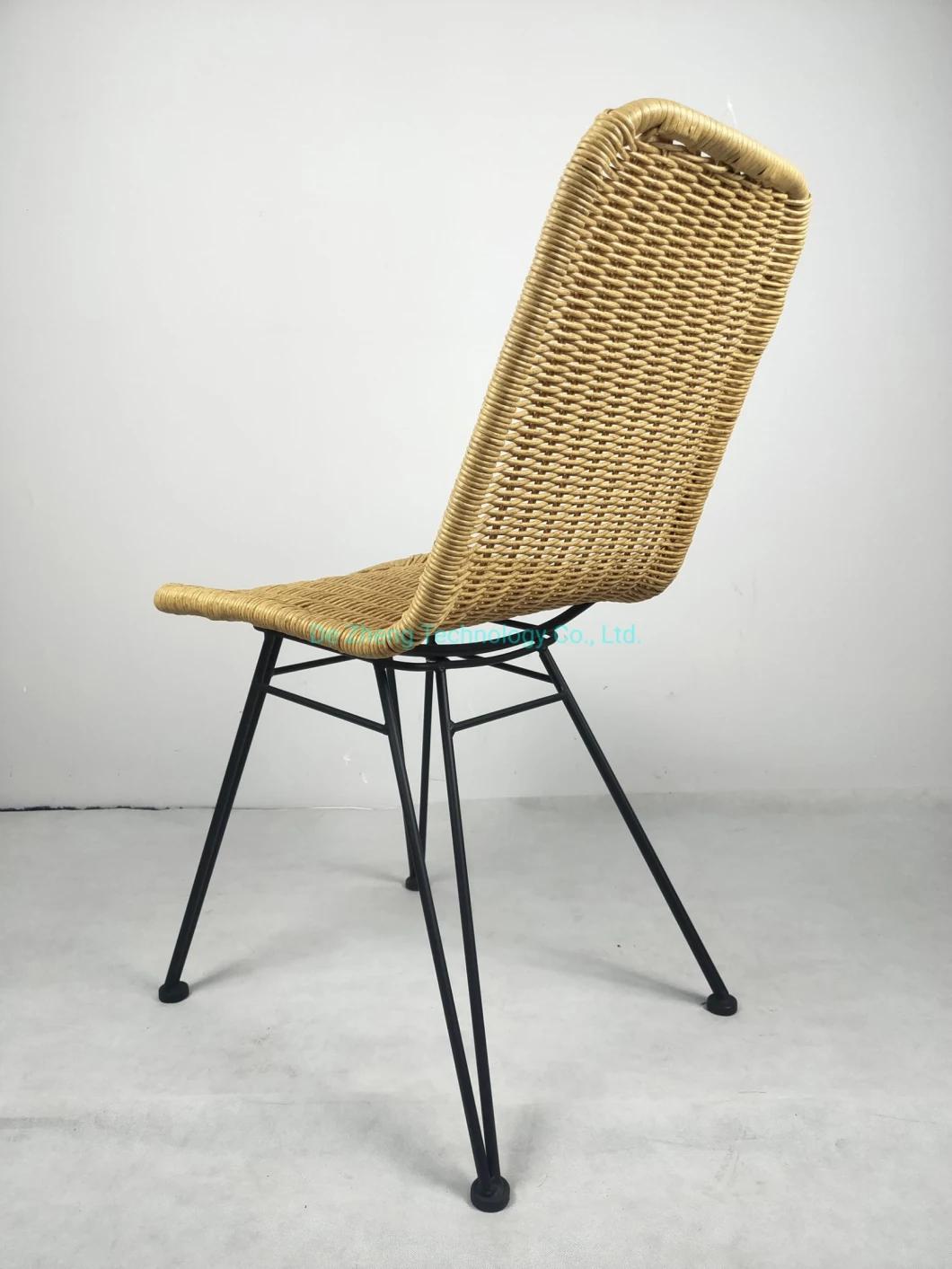 Outdoor Bar Furniture Natural Resort Revolve Bar Chair Rattan Bistro Chair