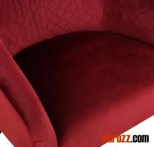 China Linen Velvet Fabric Upholstered Chaise Lounge Chair