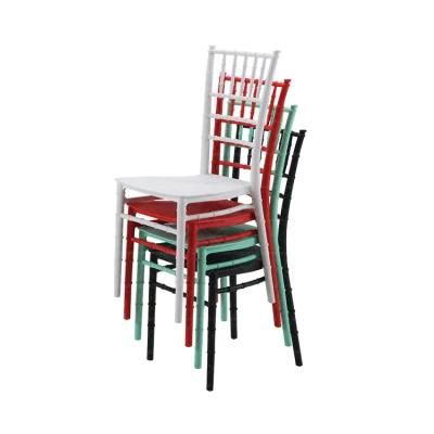 Dining Restaurant Banquet Furniture Wedding Stacking Metal Chiavari Chair Dining Chair