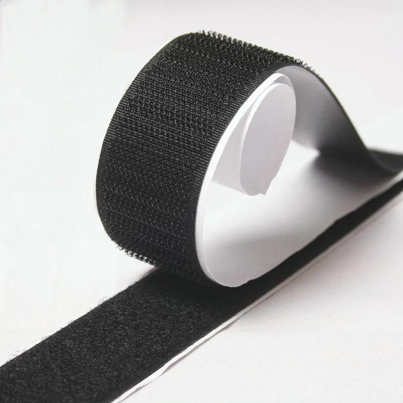Nylon Fabric Sticky Back Gum Hook Loop Self Adhesive Tape