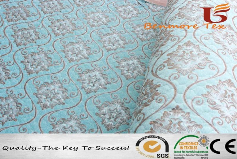 Anti-Slip Quilting Cotton Compound Jacquard Chenille Sofa Fabric