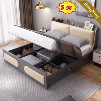 Luxury Hotel Bedroom Furniture Chinese Factory Custom Made Wardrobe Nightstand Double King Beds Bedroom Set